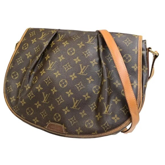 LOUIS VUITTON Menilmontant MM Shoulder Bag Monogram Leather BN M40473 31FB346 - Picture 1 of 16